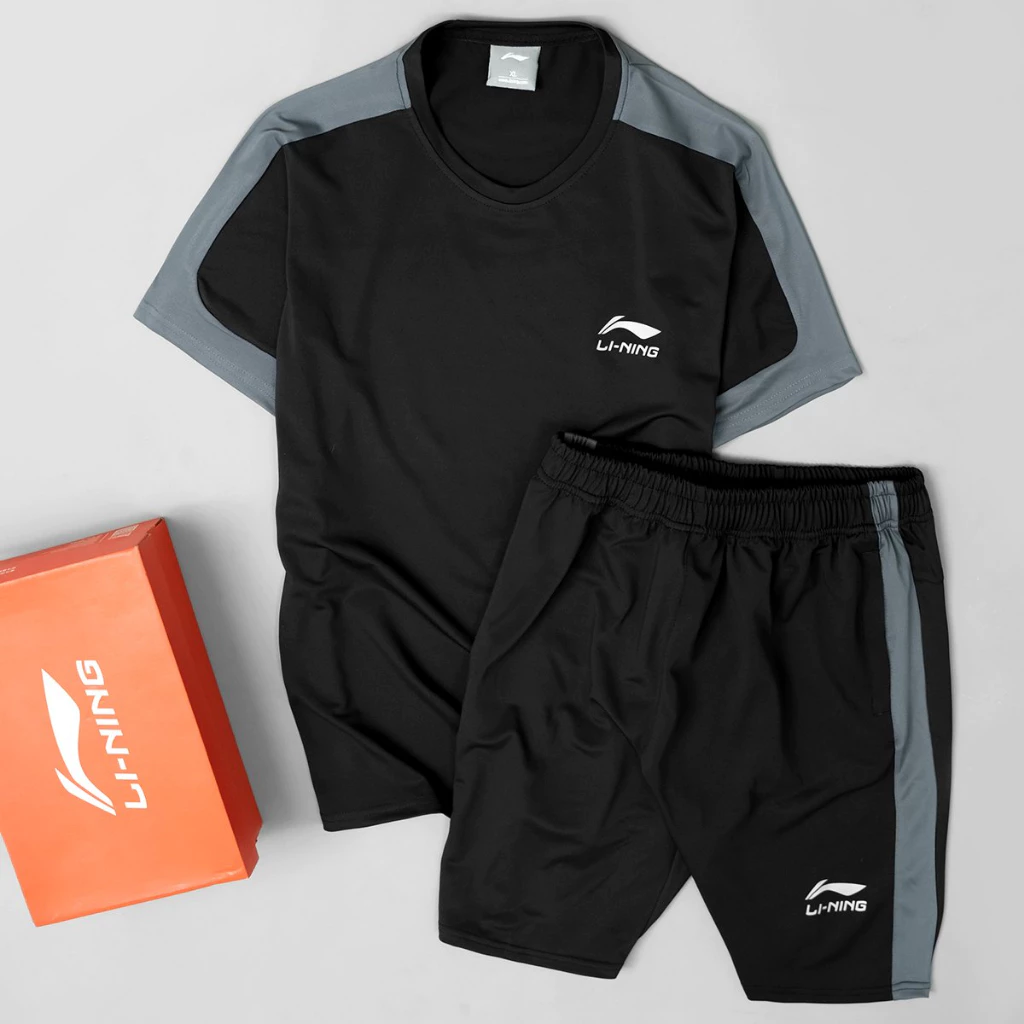 Bộ Quần Áo Thể Thao Nam Mùa Hè CENTINO Vải CVC Cá Sấu Co Dãn Thoáng Mát